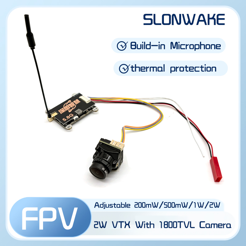 Fpv Camera - SLONWAKE 5.8G 56CH 2W pemancar VTX