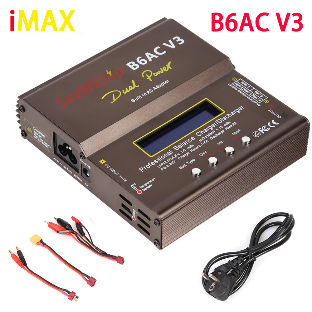 Balance Charger Rc - 80W IMAX B6AC V3 Pengisi Daya
