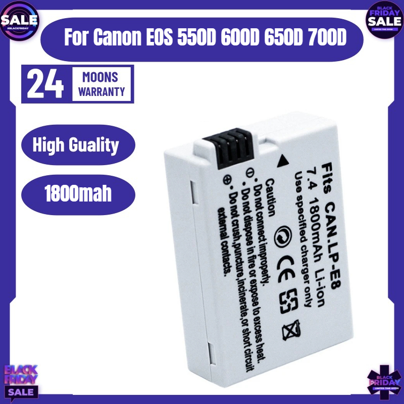 Drone Battery - Baterai Kamera LP-E8 Baru untuk Canon