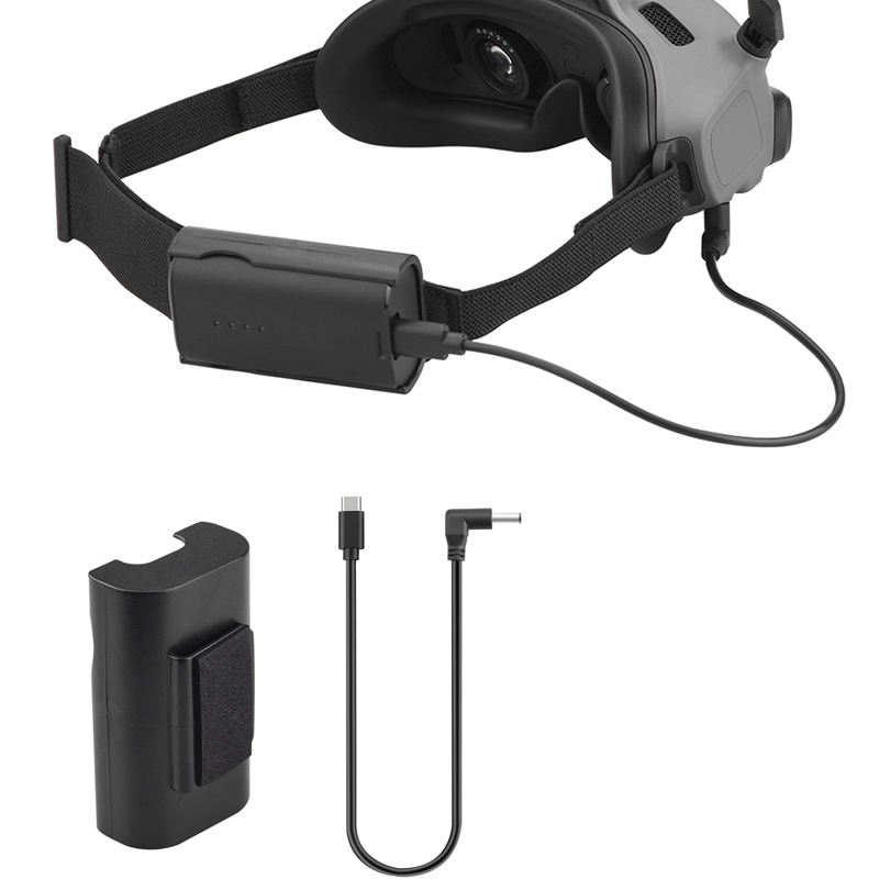 Drone Goggles Dji - Kotak baterai klip belakang braket tetap