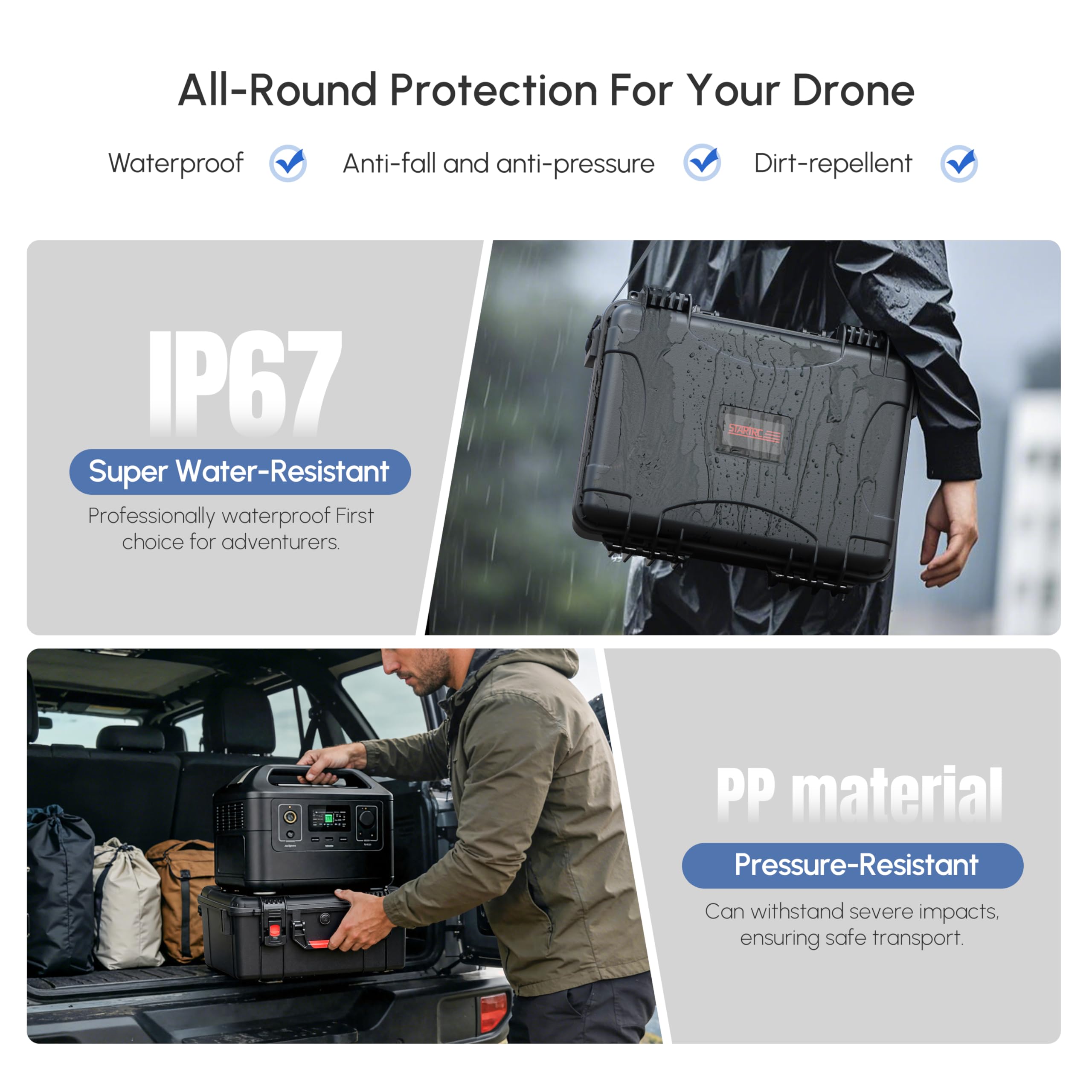 Casing Keras Tahan Air untuk D - Drone Goggles Dji ulasan dan harga