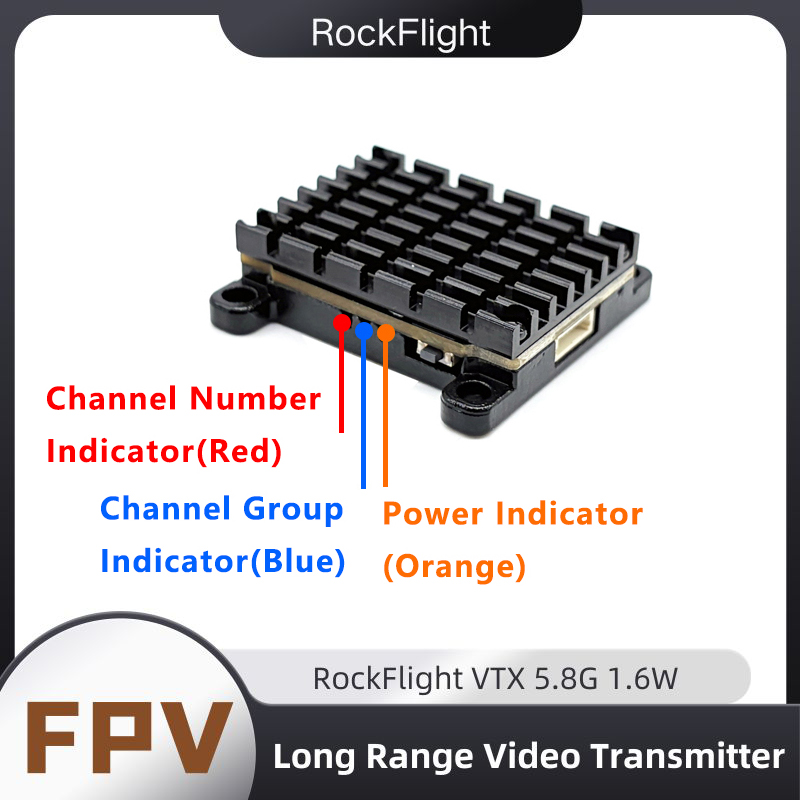RockFlight TX663 VTX 5.8G 48CH - Rc Transmitter ulasan dan harga