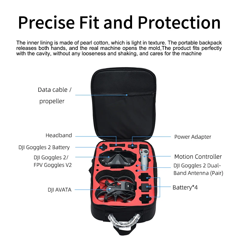 Tas Ransel Portabel Tas Nilon  - Drone Goggles Dji ulasan dan harga
