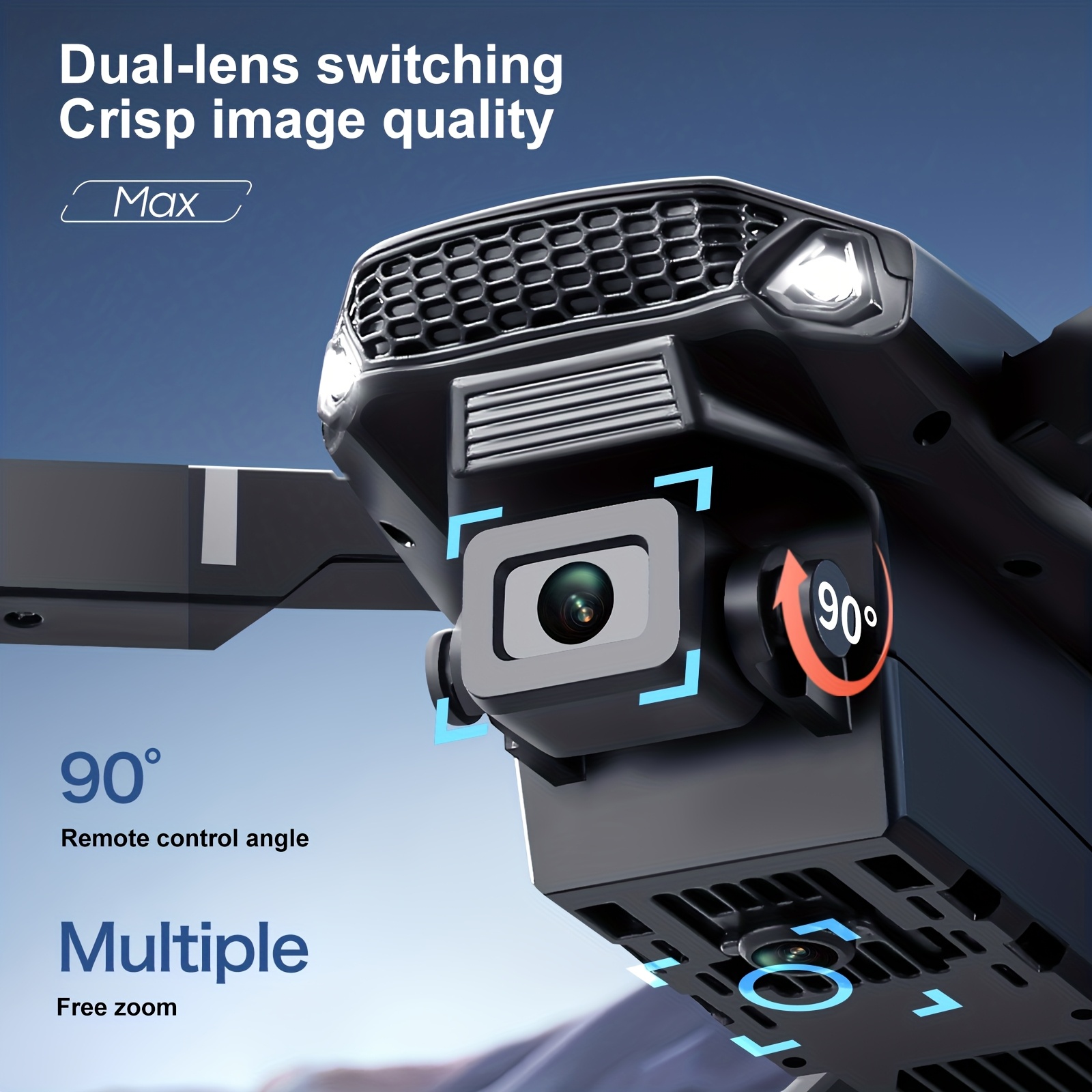 Drone Lipat E88 PRO MAX yang D - Brushed Drone Motor ulasan dan harga