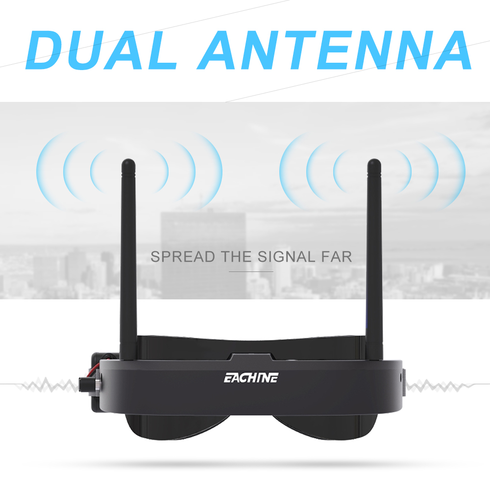 Eachine kacamata FPV EV100, ca - Goggles Fpv ulasan dan harga
