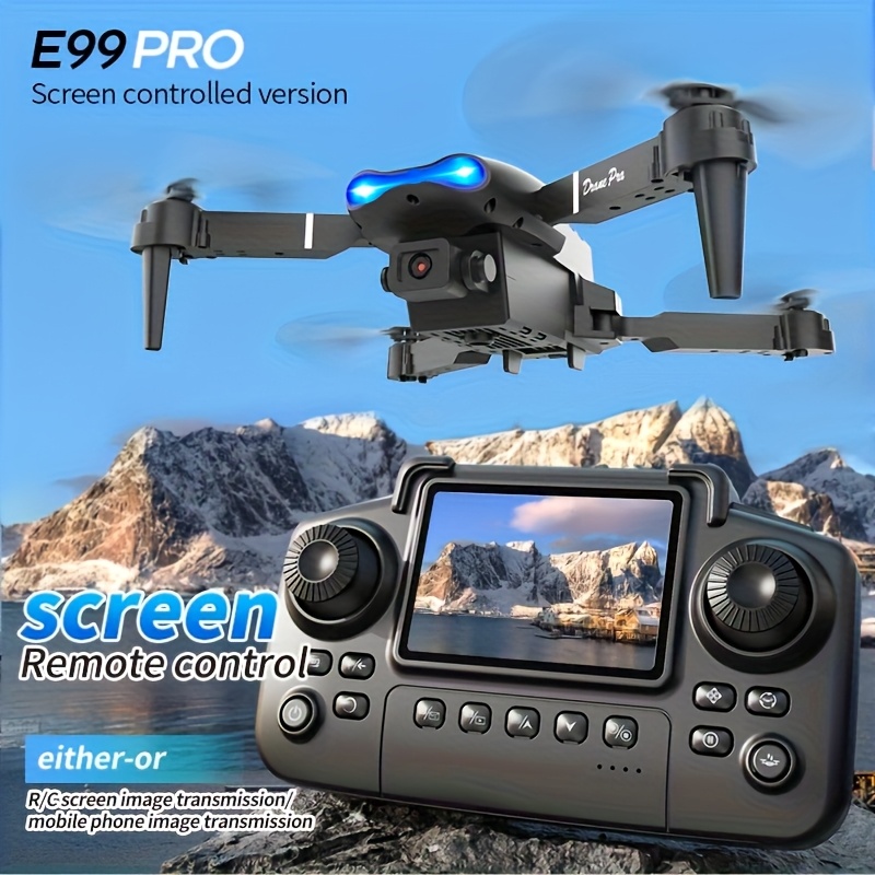 Drone Lipat E99 PRO MAX dengan - Propeller Guard ulasan dan harga