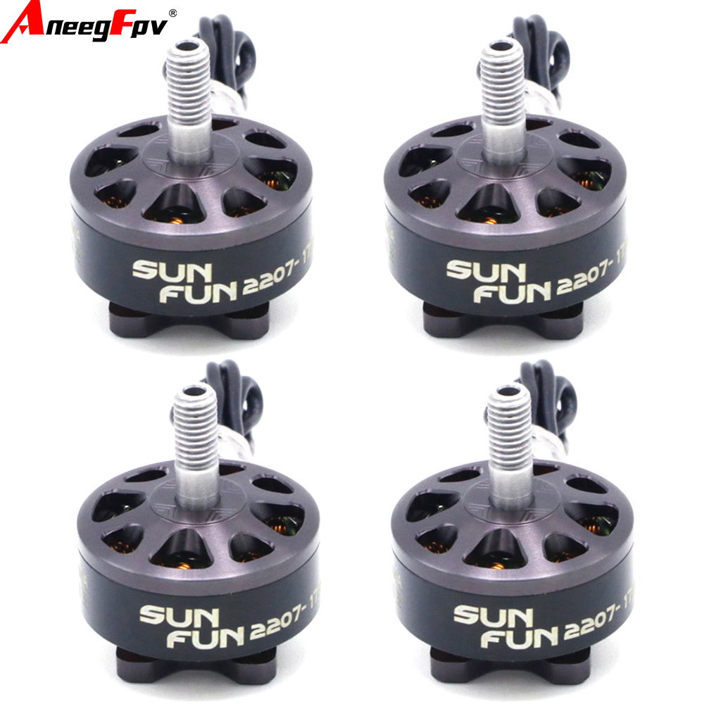 1/4pcs Set Sun Fun 2207 Motor  - Brushed Drone Motor ulasan dan harga