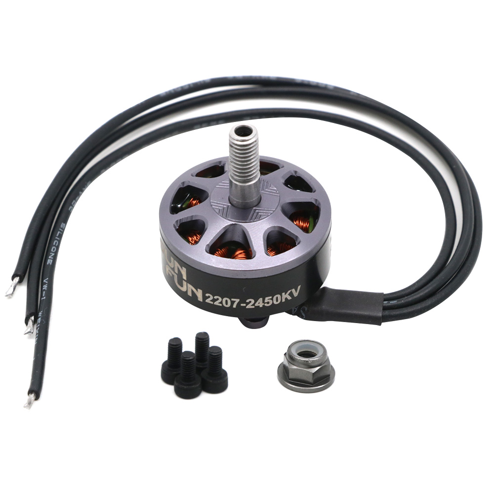 1/4pcs Set Sun Fun 2207 Motor  - Brushed Drone Motor ulasan dan harga