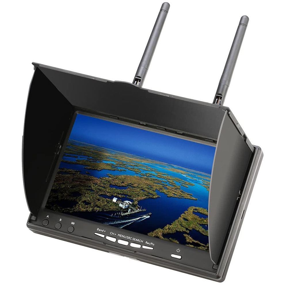 LCD5802D LCD5802S 7 Inci 5.8G  - Goggles Fpv ulasan dan harga