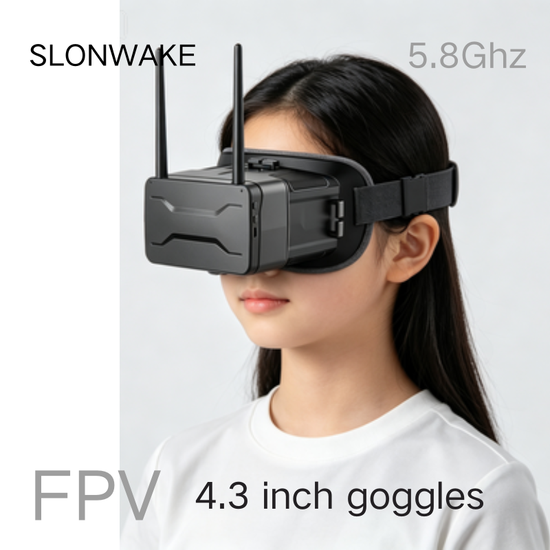 Kacamata FPV 5.8G, Layar 4.3 I - Goggles Fpv ulasan dan harga