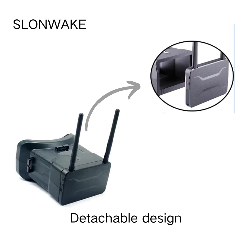 Kacamata FPV 5.8G, Layar 4.3 I - Goggles Fpv ulasan dan harga