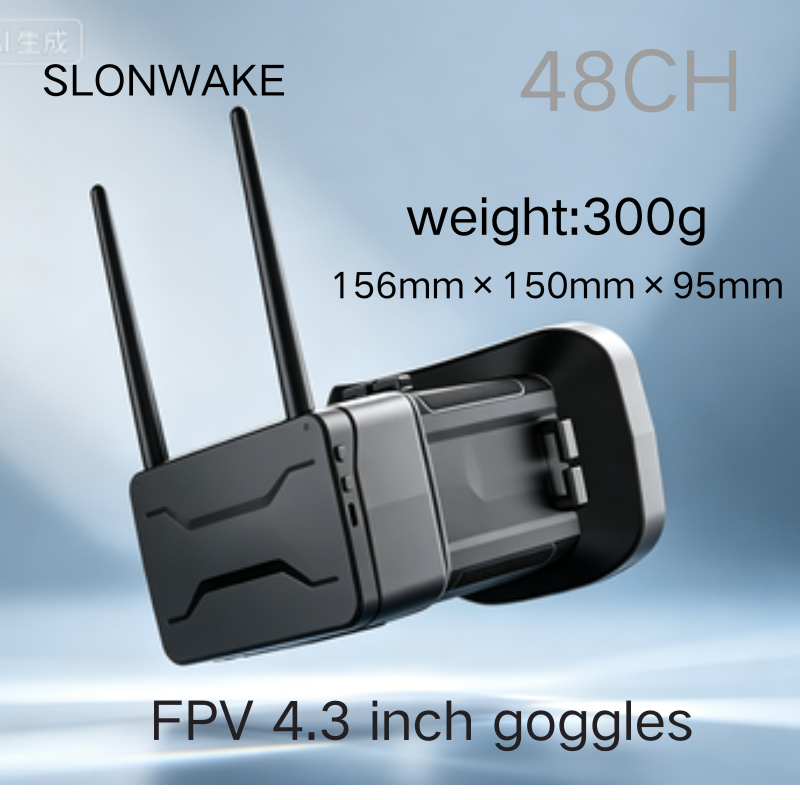 Kacamata FPV 5.8G, Layar 4.3 I - Goggles Fpv ulasan dan harga