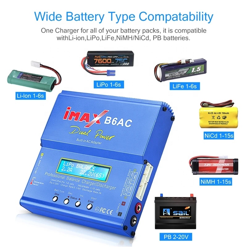Pengisi Daya IMAX B6AC RC 80W  - Balance Charger Rc ulasan dan harga
